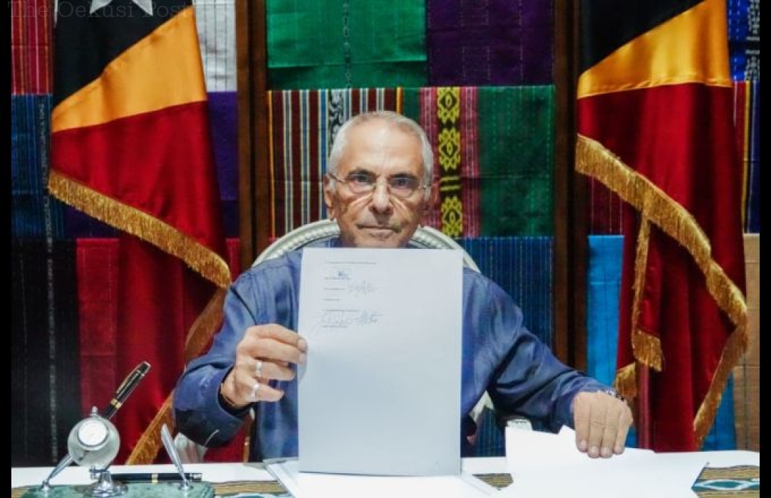 PR Horta has promulgated the bill revoking of the lifetime pension