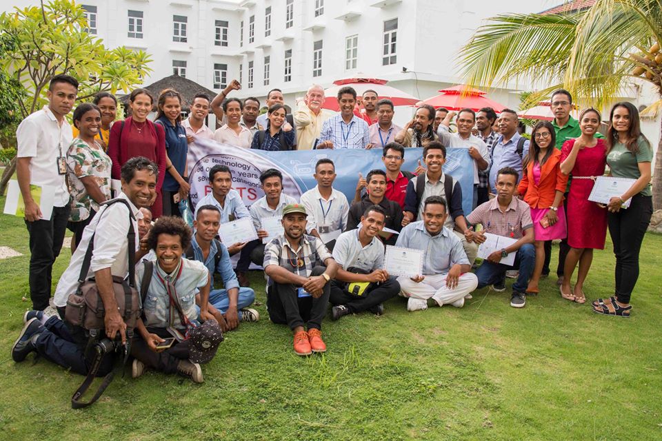 50 journalists and editors pursue two-day fact-checking (data verification) training from 4-5 / 03/2020 at the Ramelau Hotel in Dili. Photo UNDP.