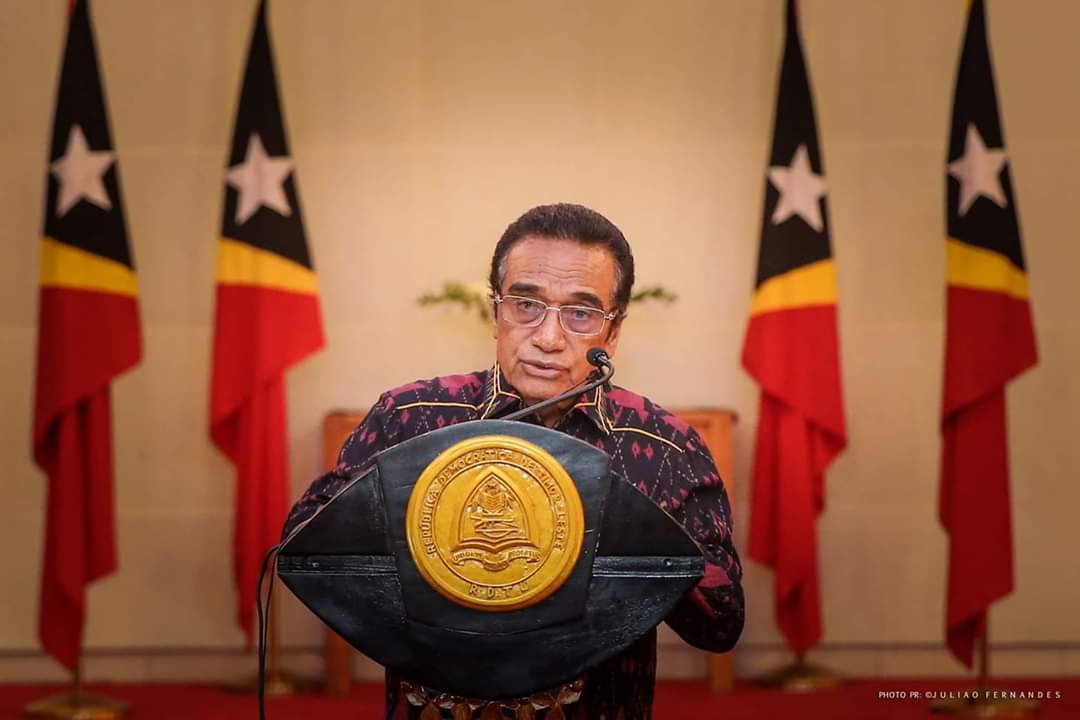 The President of the Democratic Republic of Timor-Leste Francisco Guterres Lu Olo