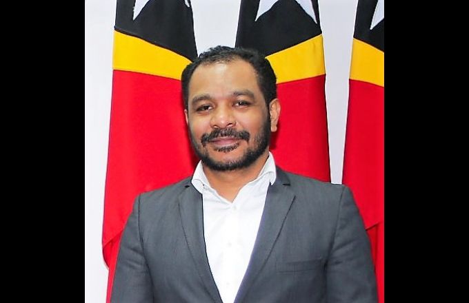 The Interim Minister of Coordinator for Economic Affairs Fidelis Manuel Leite Magalhães.