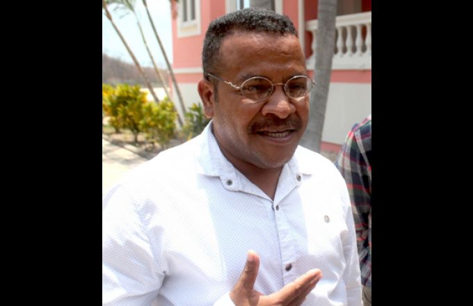 Konselleiru Superiór Partidu Kmanek Haburas Unidade Timor Oan (KHUNTO), José dos Santos Naimori Bucar.