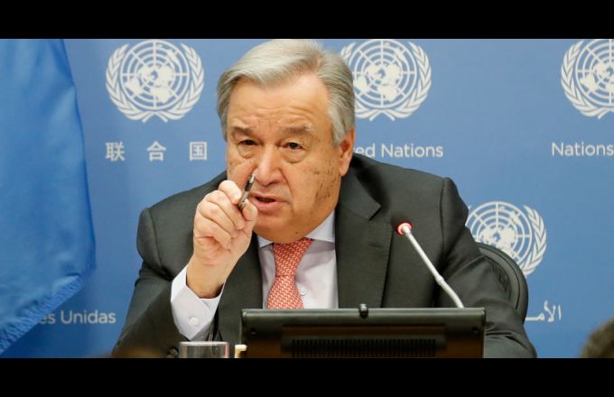UN Secretary-General, António Guterres. UN Photo.