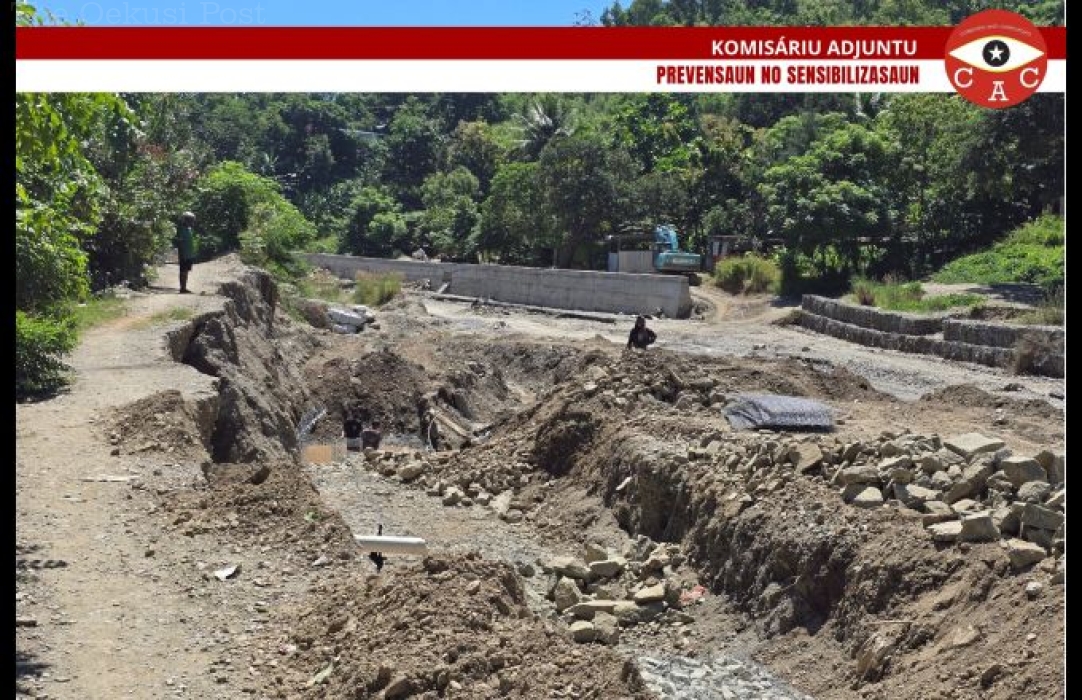 Ailok Laran protection wall project abandoned for almost 3 years